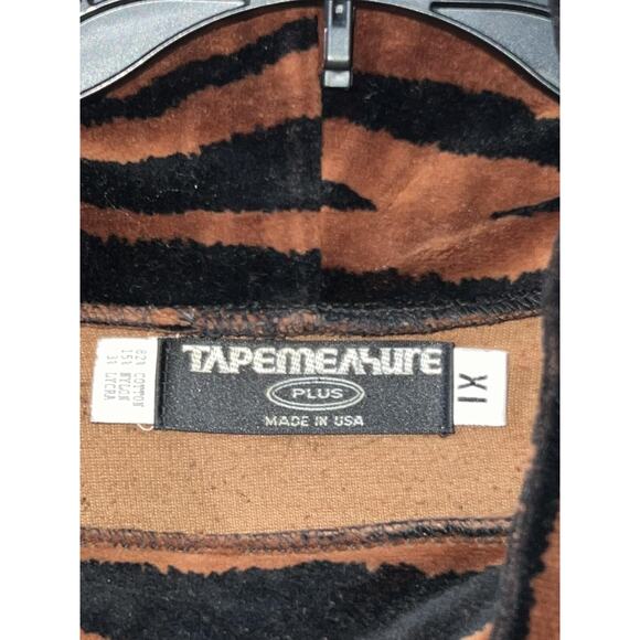 Tapemeasure Women Kleding Tiger Jacquard Sweate Multicolor Size 1X A003284 - Picture 4 of 7